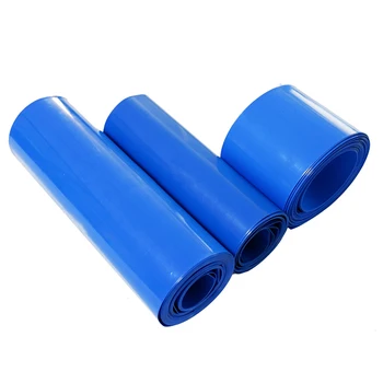 PVC 1 kilogramas, mėlyna , juoda PVC termiškai susitraukiantis vamzdelis Baterija PVC Termiškai Susitraukiantis vamzdelis Karščio Susitraukiantis