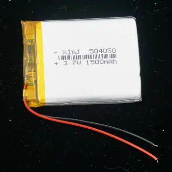XINJ 10vnt 3.7 V, 1500 mah Li ličio polimero baterija, li-po ląstelių 504050 GPS Sat Nav 