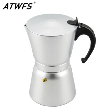 ATWFS Aukštos Kokybės 12 Puodeliai Aliuminio Moka Puodą Nešiojamų Kavos virimo aparatas Viryklė Viršų Kavos virimo aparatas Puodą Kavos Alaus