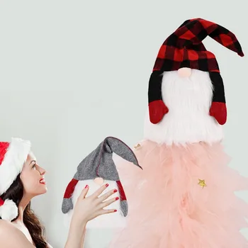 Linksmų Kalėdų Rankų Darbo Kalėdų Beveidis Lėlės Apdailos Nuolatinis Švedijos Gnome Žaislas Papuošalai Padėkos Dienos Dovanos