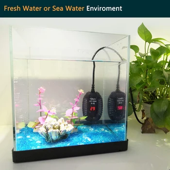 Povandeninis Akvariumo Šildytuvas Žuvų Bakas su Reguliuojamu Termostatu LED Temperatūros Displėjus (25W 50W 75 W 100W )