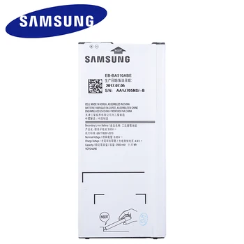 SAMSUNG Originalus Bateriją EB-BA510ABE Samsung GALAXY A510 2016 A5 2016 Versija Autentiški, Telefono Baterija 2900mAh