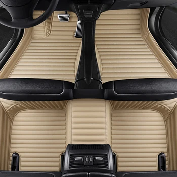 Custom 5 Sėdynės Aukštos kokybės automobilių grindų kilimėlis peugeot 508 408 607 2008 m. rcz 3008 automobilių reikmenys RHD LHD kilimų astra h alfombra