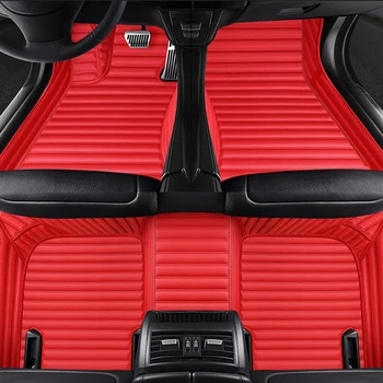 Custom 5 Sėdynės Aukštos kokybės automobilių grindų kilimėlis peugeot 508 408 607 2008 m. rcz 3008 automobilių reikmenys RHD LHD kilimų astra h alfombra