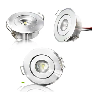 10vnt/daug 3W Mini led kabinetas šviesos AC85-265V mini led spot downlight įtraukti led ratai CE ROHS lubų lempa mini šviesos