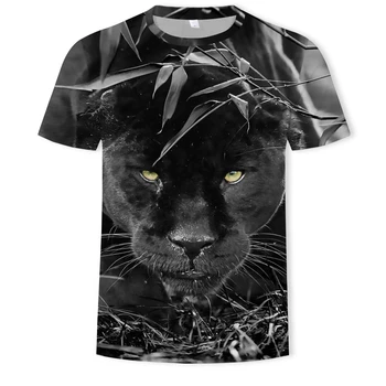 2019 naujas juokingi gyvūnų liūtas 3D spausdinimo vyriški t-shirt mados valdinga liūtas karalius t-shirt o-kaklo trumpomis rankovėmis juokinga t shirts viršų
