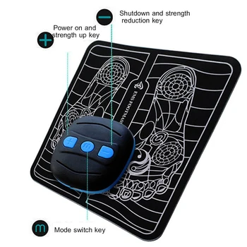 Naujas Unisex Smart EMS Foot Massager USB Elektros Acupoint Kojų Masažo Pagalvėlė Giliai Minkymo Shiatsu Terapija Malšina Kojų Masažas