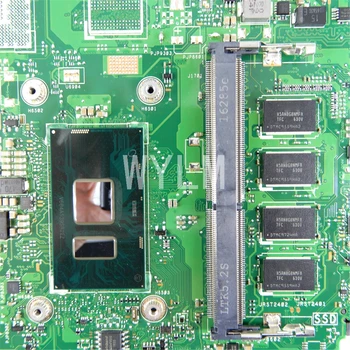 UX310UA plokštė i3-6100CPU 8GB RAM Mainboard REV2.0 ASUS UX310U UX310UV UX310UQ UX310UA Nešiojamas plokštė Testuotas