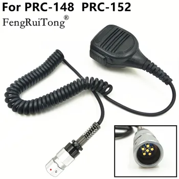 Rankinį garsiakalbį, mikrofoną 6 pin tr už TRI TBS/AN PRC152 PRC148 Talkie Walkie Adapteris，iš 3.5 audio