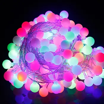 100M 600 LED Matinis Gaubliai Linksmų Kamuolys Pasakų String Žibintai, Lempos, Lemputės, Vestuvės, Kalėdos, Sodas, Lauko, Patalpų Apdaila