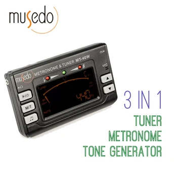 Musedo MT-40W Metro-tuner&Tone Generatorius, Elektroninis Skaitmeninis skystųjų KRISTALŲ ekranas, 3 in 1 LCD Klarnetas Saksofonas Imtuvas/Metronome/Tono Generatorius