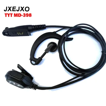JXEJXO Originalūs G-formos ausies kabliuko ausinės ausinės už TYT MD398 MD-398 Du būdu radijo Puiki garso kokybė Loud&Clear voice S0