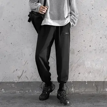 Privathinker vyriški Tiesiai Haremas Pieštuku Kelnes korėjos Žmogus Laisvas Japonijos Kelnės Streetwear Vyrų Sporto Mados Atsitiktinis Kelnės
