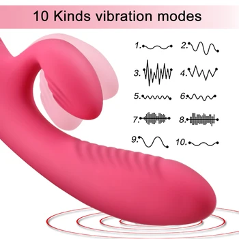 HWOK 18+ Šildymo Rabbit Vibratorius skirtas Moteriai, Suaugusiųjų Sekso Žaislai Moters G Spot Makšties Klitorio Stimuliatorius Moterų Masturbator