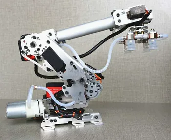 6DOF mechaninė arm oro siurblys aliuminio lydinio pramoninio roboto modelį, šešių ašių robotas 201 arduino siurbtuko