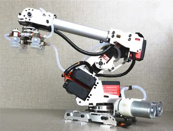 6DOF mechaninė arm oro siurblys aliuminio lydinio pramoninio roboto modelį, šešių ašių robotas 201 arduino siurbtuko