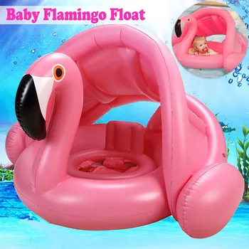 Kūdikių Markizės Plūdriosios Plaukimo Sėdynės Žiedą Flamingo Kūdikių Sutirštės Pripučiami Plaukti Lifebuoy Plūdės Plaukimo Baseinas, Paplūdimio Reikmenys