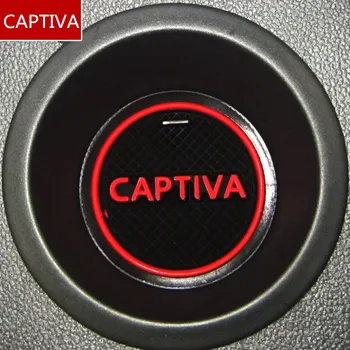 Gumos Kilimėlis Chevrolet Captiva 2011-2017 Durų Plyšį Trinkelėmis Taurės, Pagalvėlės Formos Griovelio, Mat Lnterior Anti-Slip Mat Automobilių Reikmenys Stilius