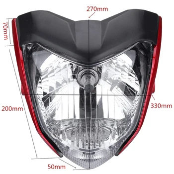 Motociklo priekinis žibintas Asamblėjos vadovas šviesos lempa Yamaha FZ16 YS150 FZER150
