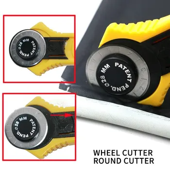 28mm Kratinys Roller Rato Turas Peilis Medžiaga Pjovimo Peilis Peilis Odos Amatų Audiniai, Rotacinė Pjovimo Odos Audiniai