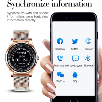 Smart Watch Vyrai Su Skambinkite 2G GSM Micro SIM TF Kortelę Atsiliepti į Skambutį Kamera Skaičiuoklė Smartwatch Moterų inteligente Žiūrėti Fit 