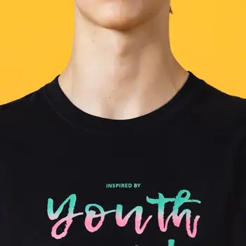 SIMWOOD 2020 metų Vasaros Naują Laišką, Print T-shirt Vyrai Mada Plonas Atsitiktinis Medvilnės Plius Dydis Viršūnes Aukštos Kokybės SJ170811
