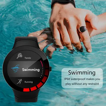 E3 Smart Watch Vyrų 2020 Naujų Oro Fitness Tracker Sporto juosta IP68 Vandeniui atsparus Silikoninis Dirželis Smartwatch 