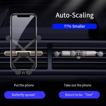 Essager Svorio Automobilinis Telefono Laikiklis iPhone Xiaomi Universalus Oro Angos Automobilių Mount Turėtojas Telefono Automobilių Mobiliojo Telefono Laikiklis