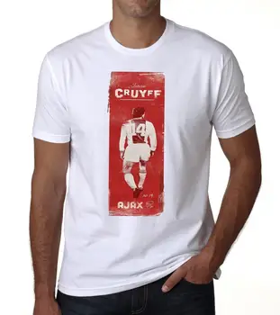 Johan Cruyff T-Shirt Olandijos Futbolo Legenda Tee Karšto Pardavimo Top Fitneso Drabužių Viršūnes Vyrų Spausdinti Marškinėliai Homme