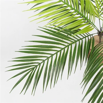 Dirbtinis Paparčio Augalai Plastiko Atogrąžų Palmių Lapai Filialas Namo, Sodo Puošmena Fotografija, Vestuvių Dekoras Lapai