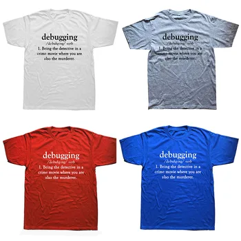 Juokinga Derinimo Apibrėžimas Kodavimo Programavimo T Marškinėliai Vyrams Vasaros Medvilnės Harajuku Trumpas Rankovės O Kaklo Streetwear Black T-shirt