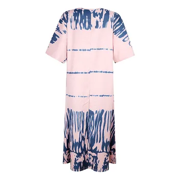 Kaklaraištis Dažų Maxi Suknelė Moterų Vasarą Laisvi Atsitiktinis Ilgos Suknelės, Plius Dydis 2XL Sundress 2020 Hotsale Paplūdimio Vestidos De Verano