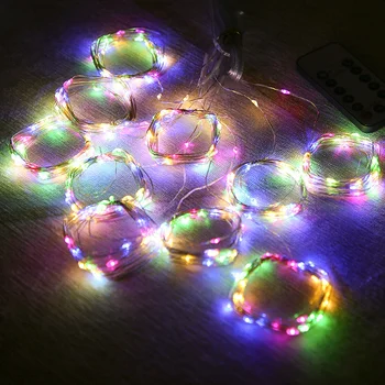 3M Ilgio LED Užuolaidų Girlianda ant Lango USB String Žibintai Pasakų Girlianda Nuotolinio Valdymo Kalėdinė Dekoracija Kalėdų Žiburiai