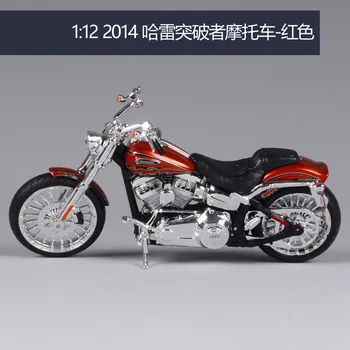 Maisto 1:12 Harley Davidson cvo Breakout Motociklo metalo modelio Žaislai Vaikams Gimtadienio Dovana Žaislų Kolekcija
