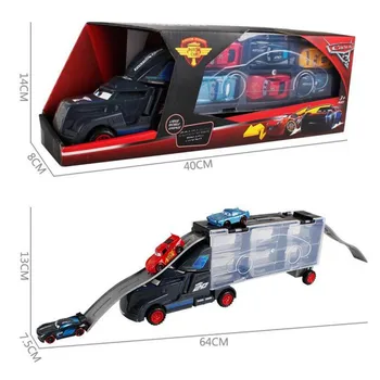 7Pcs/set Disney Pixar Cars 3 Žaibas McQueen Jackson Audra Cruz Mater Mack Dėdė Sunkvežimių 1:55 Diecast Metal Automobilio Modelį Boy Toy