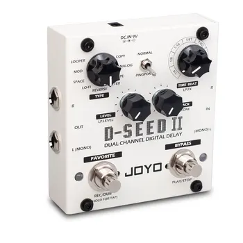 JOYO D-SĖKLŲ-II Gitaros Efektų Pedalas Floor Multi Looper Dual Channel Digital Delay Pedalas Elektrinės Gitaros Priedai, Dalys