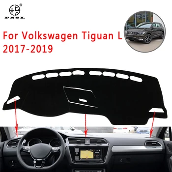 PNSL Automobilio prietaisų Skydelio Dangtelį Brūkšnys Kilimėlis Brūkšnys Trinkelėmis Kilimas Volkswagen VW Tiguan MK2 2017 2018 2019 2020 apsaugos nuo Saulės anti - slip yra