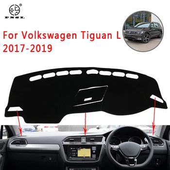 PNSL Automobilio prietaisų Skydelio Dangtelį Brūkšnys Kilimėlis Brūkšnys Trinkelėmis Kilimas Volkswagen VW Tiguan MK2 2017 2018 2019 2020 apsaugos nuo Saulės anti - slip yra