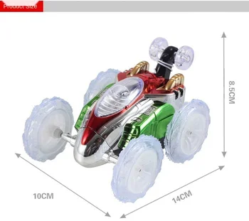 RC Automobilio Nuotolinio valdymo savivartis, šviesos, elektros akrobatikos šokių automobilių žaislas, nuotolinio valdymo automobilių 4wd Žaislai Vaikams Dovanų