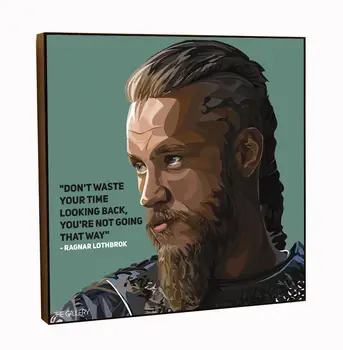 Ragnar Lothbrok Viking tapyba, plakatas pop art print dovana, namų biuro dekoro juosta kaljanas kavinė kabineto, vaikų darželiuose serija