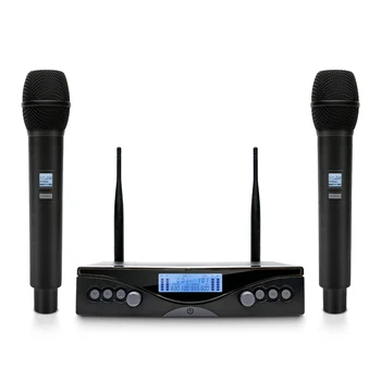 Profesionalių UHF Bevielio Mikrofono Sistema Dažnių Kolonėlė Karaoke YUEPU RU-D230