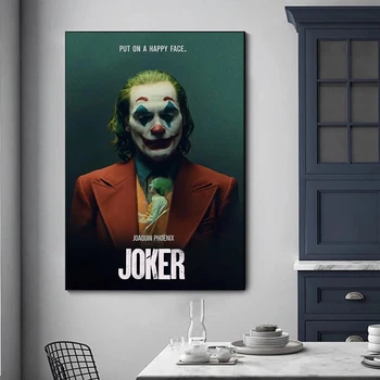Joker Klasikinio Filmo Plakatas Aliejaus Tapyba, Drobės Tapybai Plakatus Spausdina Cuadros Sienos Menas Nuotraukas Kambarį Dekoro