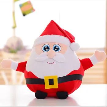 Santa Claus Lėlės Briedžių Lėlės Pliušinis Žaislas Briedžių Žaislas su Šviesos Muzika Dainuoti Dainą Žaislai, papuošalai Kalėdų Kalėdinių Chlid