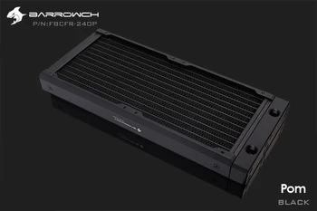 Barrowch FBCFR-240, multi-color modulinės 240mm, radiatorių, akrilo / POM nuimamas radiatorių už 120mm ventiliatoriai