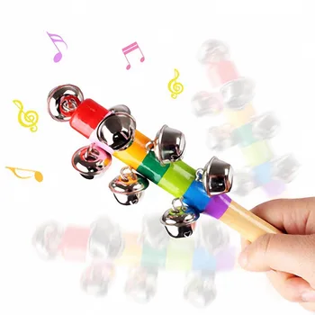 12Pcs Bamblys Muzikos Instrumentų Rinkinys Mušamųjų instrumentų Žaislai, Vaikiška Kselofonu Ritmo Grupė Nustatyti Muzikinis Žaislas Gimtadienis