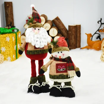 Kalėdų Senelio Lėlės, Sniego Žaislai, Mielas Ištraukiama Tėvas Kalėdos, Kalėdos Figūrėlės Decoracion Navidad Arvore De Natal