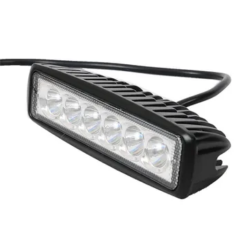 18W 12V LED Universalus 4WD LED Sijų Darbą Šviesos Juosta Dėmesio Potvynių Lempa Vairuotojo Rūko Offroad LED Darbo Lemputė