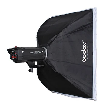 Godox 60cm*90cm Speedlite Studija Strobe Flash Nuotrauka Atspindinti Softbox Soft Box Difuzorius su Tinkleliu Fotografijos Šviesoje