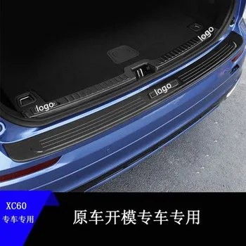 Aukštos kokybės nerūdijančio plieno Galinis Bamperis Raštas Palangės šildomos Galinės guard Protektoriaus Plokštės Apdaila Volvo XC60 2018-2020 Automobilių stilius