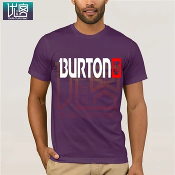 Burton Rodyklių Logotipą, Snieglentes Marškinėliai Animacinių Filmų Tee Marškinėliai Homme Viršuje Tees Vyrų Cool Mados 2019 Juokinga Tees Šukuotinės Medvilnės Marškinėliai